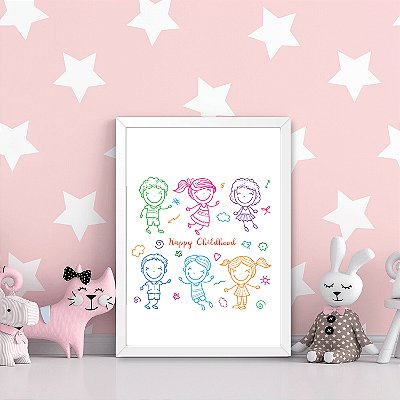 Kit 3 Quadros  Mundo Mágico