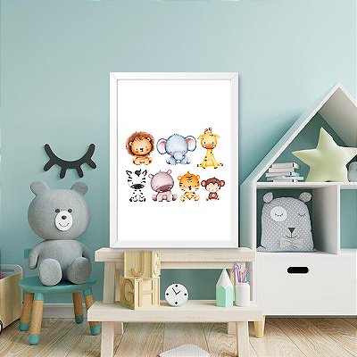 Quadro Animais da Selva