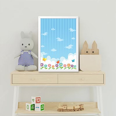 Flores com Céu Azul