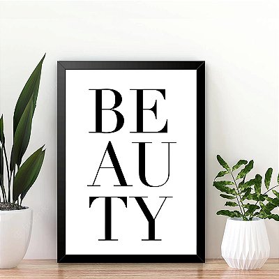 Quadro Frases Beauty