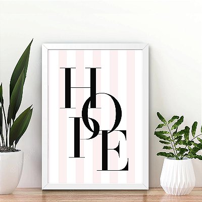 Quadro Decorativo Hope
