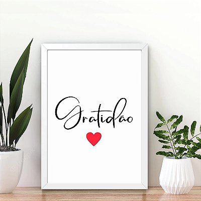Quadro  Gratidão
