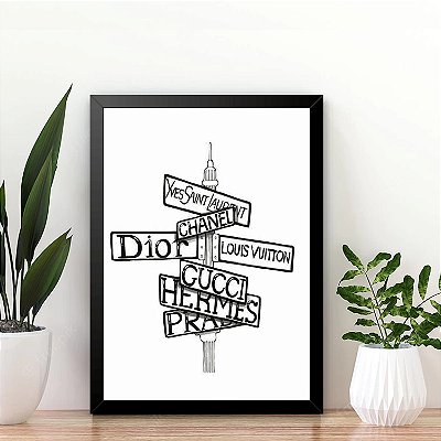 Quadro Marcas de Griffe