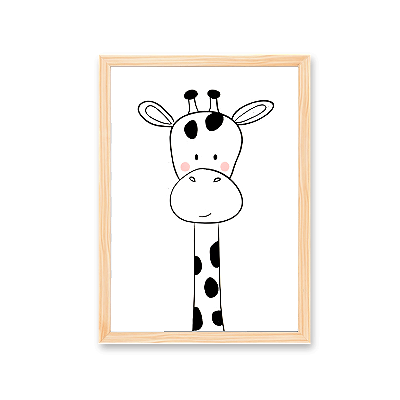 Quadro Decorativo Girafinha