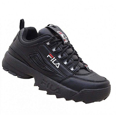 tenis fila disruptor preto replica