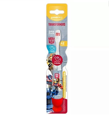 Escova de dente Powerdent Flash Kids Transformers