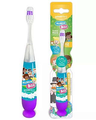 Escova de dente Powerdent Flash Kids Mundo Bita