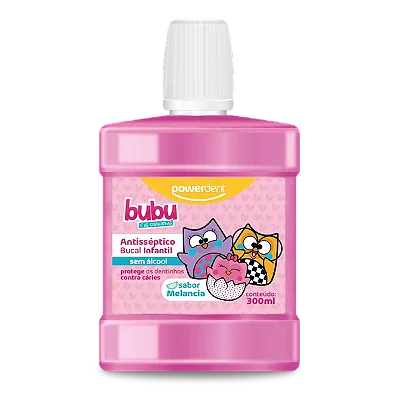 Antisséptico Bucal Infantil PowerDent Bubu 300ml