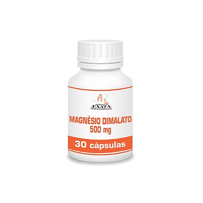 MAGNÉSIO DIMALATO 500mg - 30 cápsulas