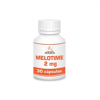 MELOTIME (Melatonina de Liberação Prolongada) 2mg 30 cápsulas