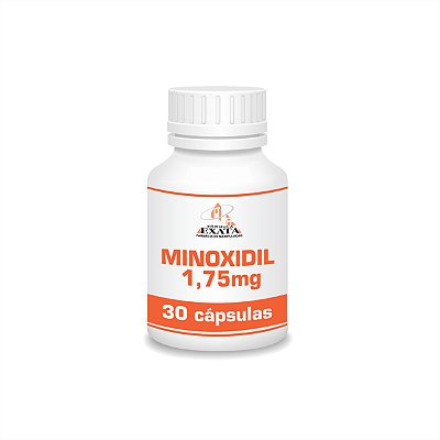 MINOXIDIL ORAL 1,75mg - 30 cápsulas (venda sob prescrição médica)