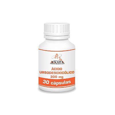 ÁCIDO URSODESOXICÓLICO 300mg - 30 cápsulas
