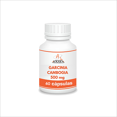 GARCINIA CAMBOGIA - 500 mg - 60 cápsulas