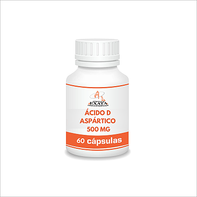 ÁCIDO D ASPÁRTICO 500 mg - 60 cápsulas