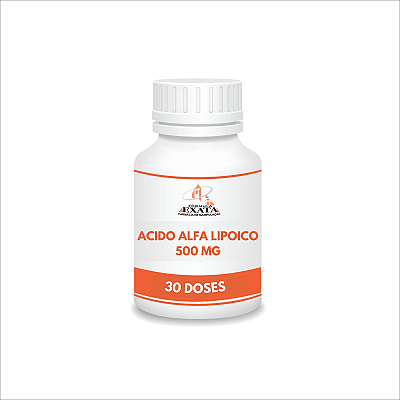 ÁCIDO ALFA LIPÓICO 500mg 30 cápsulas