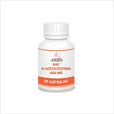 NAC / N-ACETILCISTEINA 600 MG - 30 CÁPSULAS