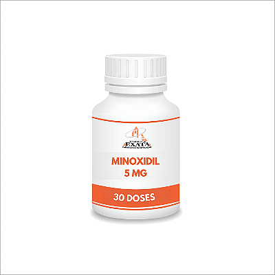 MINOXIDIL ORAL 5mg - 30 cápsulas (venda sob prescrição médica)
