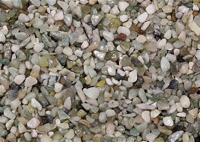 Seixo Fiji Polido Solto Verde Esmeralda Sc. com 20kg