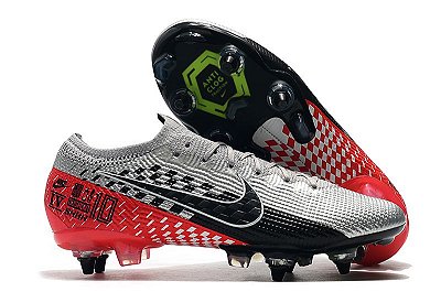 chuteira futsal nike mercurial vortex rosa e prata