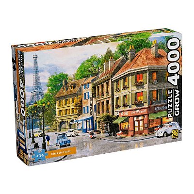 Quebra-Cabeça Ruas de Paris 4000 Peças