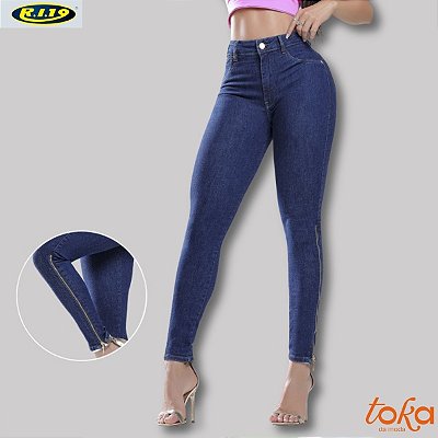 Calça C/Zíper Na Barra 36/46 R.I.19