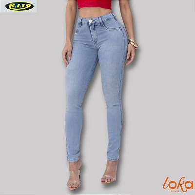 Calça Jeans Basica Clara 36/46 R.I.19