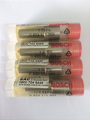 0433171303 - JOGO BICO INJETOR BOSCH 6 PECAS MERCEDES MOTOR OM 364A LA 366A LA