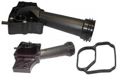 20555313 - Tubo De Saída Bomba Dagua Volvo Fh D13 com Junta