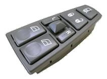 20752918 - BOTAO VIDRO DESEMBACADOR TRAVAS E CONTROLE RETROVISOR VOLVO FH / FM / NH