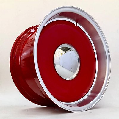 Roda Smoothie Vermelha borda Diamantada Aro 20x10,5 / Furação 6x139 off-set -20