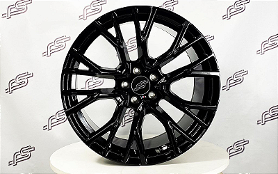Jogo de Roda RS aplicação Bmw X-6 M Preto Brilhante 5x112 - 20x9 e 20x10,5