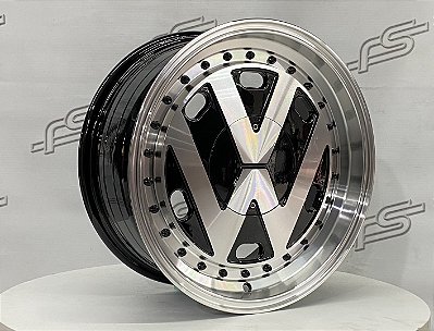 Jogo de Roda VW  Scirocco Preto 4x100 - 14x5,5 Offset 30