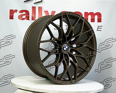 Jogo de Roda Bmw M4 Bronze 5x112 - 19x8 e 19x9 Offset 28 e 40 (Nv)