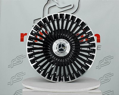 Jogo de Roda Mercedes Maybach Preto Diamantado 5x112 - 22x9,5 Offset 30 (Nv)