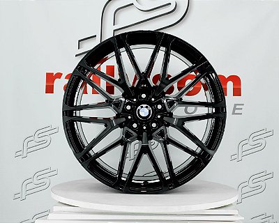 Jogo de Roda Bmw X-6 M Preto  5x120 - 21x10 e 21x11,5 Offset 40 e 37 (Nv)