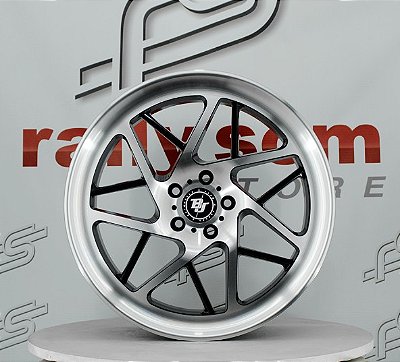 Jogo de Roda BJ Wheels V3 Wheels Preto Diamantada 5x112 - 19x8,5 Offset 45 (Nv)