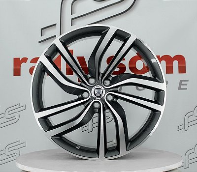 Jogo de Roda  Jaguar Grafite Diamantada 5x108 - 20x8,5 Offset 40 (NV)