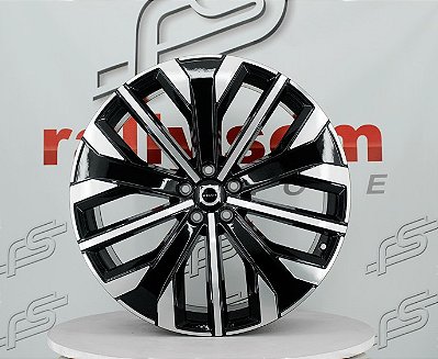 Jogo de Roda Volvo  Preto Diamantado 5x108 - 21x9 Offset 38,5 (NV)