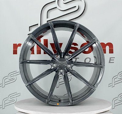 Jogo de Roda Bmw M4 Grafite Escovado 5x112 - 20x10,5 e 21x11,5 Offset 12  (Nv)