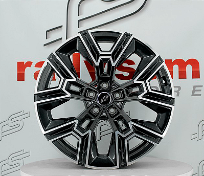 Jogo de Roda RS aplicação Bmw Grafite Diamantada 5x112- 20x8,5 e 20x10 Offset 28 e 46 (NV)