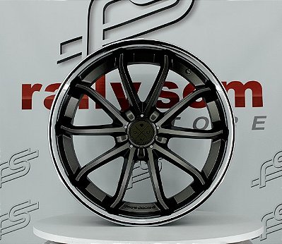 Jogo de Roda Blaque Diamond bronze borda Cromada Blank - 20x9 e 20x10 Offset 15 e 20 (Nv)