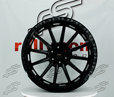 Jogo de Roda ZW Wheels Preta 6x135/139 - 24x10 Offset 0  (NV)