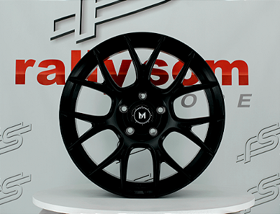Jogo de Roda M-Flow Preta 5x120 - 18x8,5 e 18x9,5 Offset 35 (Nv)