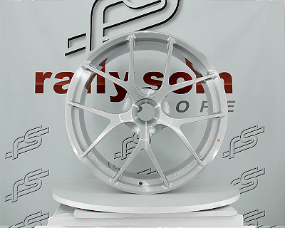 Jogo de Roda Porsche  GTS 992.2 Aço Escovado Prata Center Lock- 20x8,5 e 21x11,5 Offset 50 e 79(Nv)