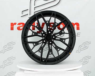 Jogo de Roda Ford Mustang Preto 5x114,3 - 20x10 e 20x11 Offset 35 e 50 (Nv)