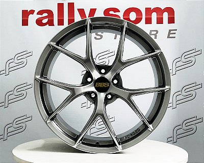 Jogo de Roda BBS FI-R Cromo Look 5x120 - 20x8,5 Offset 35 (Nv)