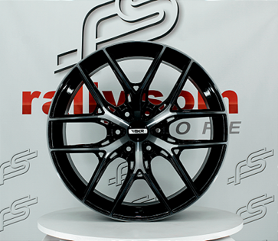 Jogo de Roda M37 Preto Diamantada 6x139 - 22x9 Offset 20 (Nv)