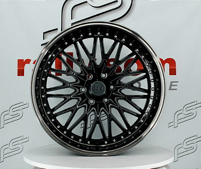 Jogo de Roda VS-Work Grafite Diamantada 6x135 - 22x10 Offset 25 (Nv)