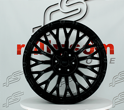Jogo de Roda ZW Wheels Preto 6x135/139 - 22x10 Offset -18  (NV)
