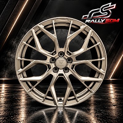 Jogo de Roda Ford Mustang Bronze Semi Brilho 5x114,3 - 20x10 e 20x11 Offset 35 e 50  (Nv)